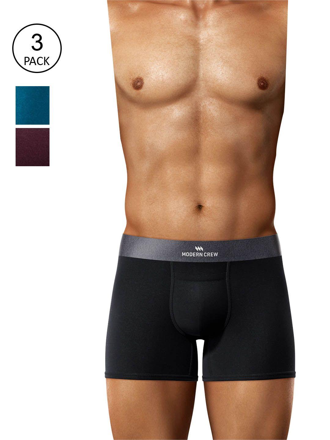 modern crew men pack of 3  short trunks