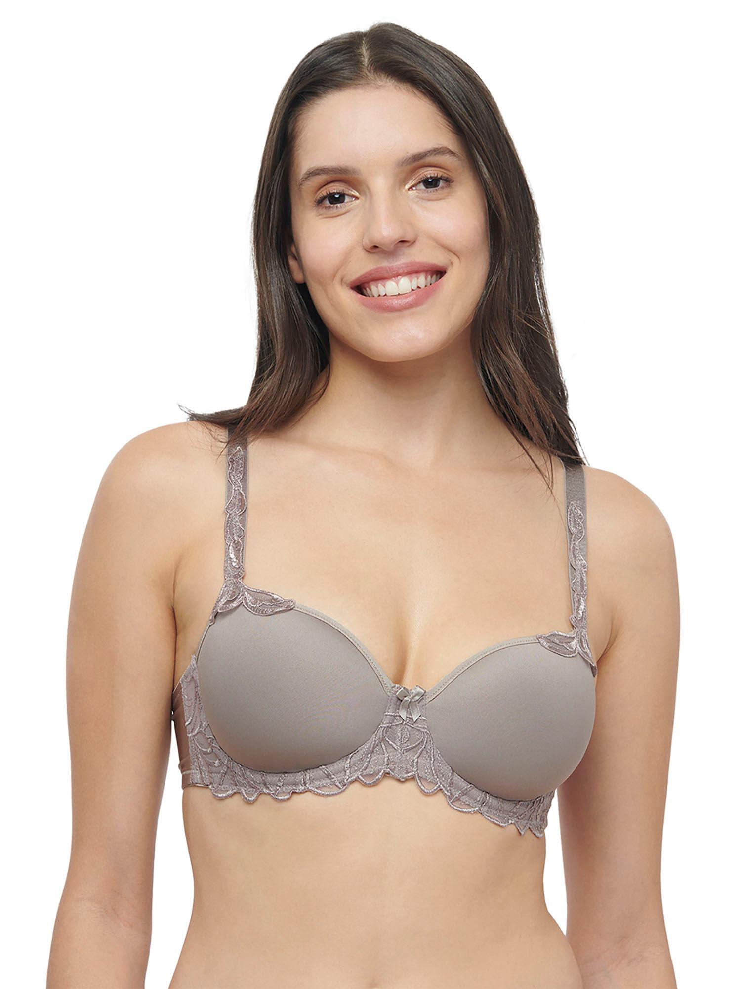 modern finesse wired padded tshirt bra