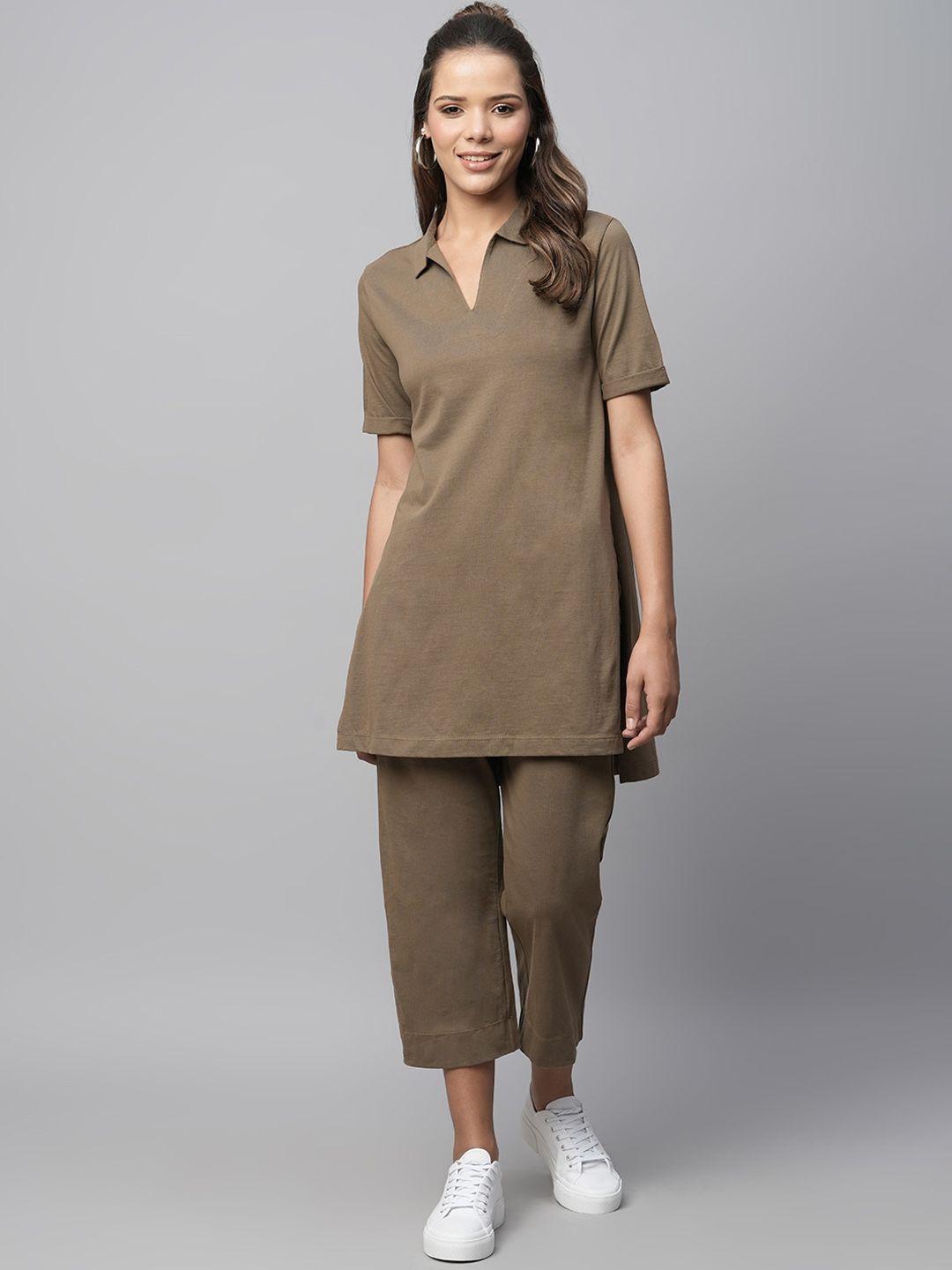 modern indian by chemistry pure cotton top with trousers co-ords