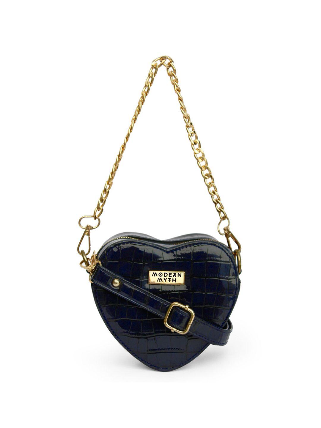 modern myth textured structured sling bag