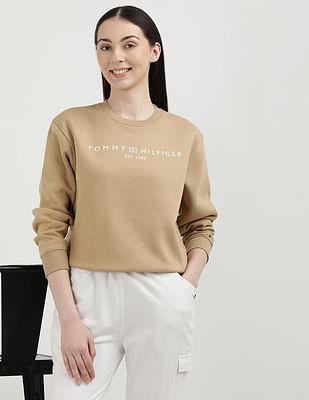 modern regular crew neck sweatshirt