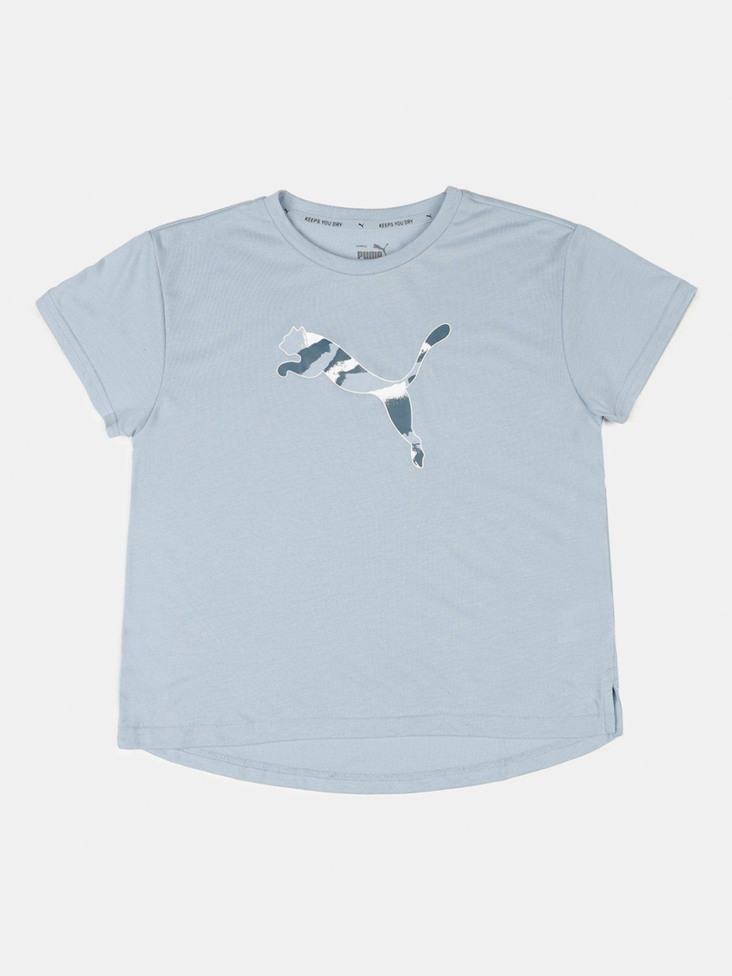 modern sports girls blue t-shirt