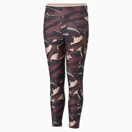 modern sports printed 7/8 tights youth