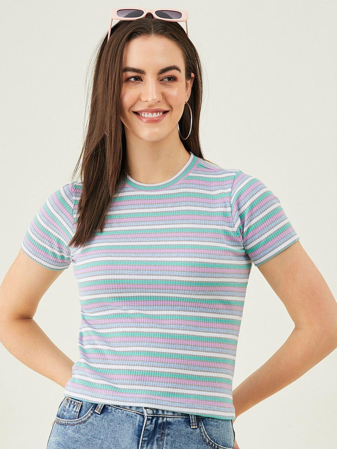 modeve multicoloured striped top