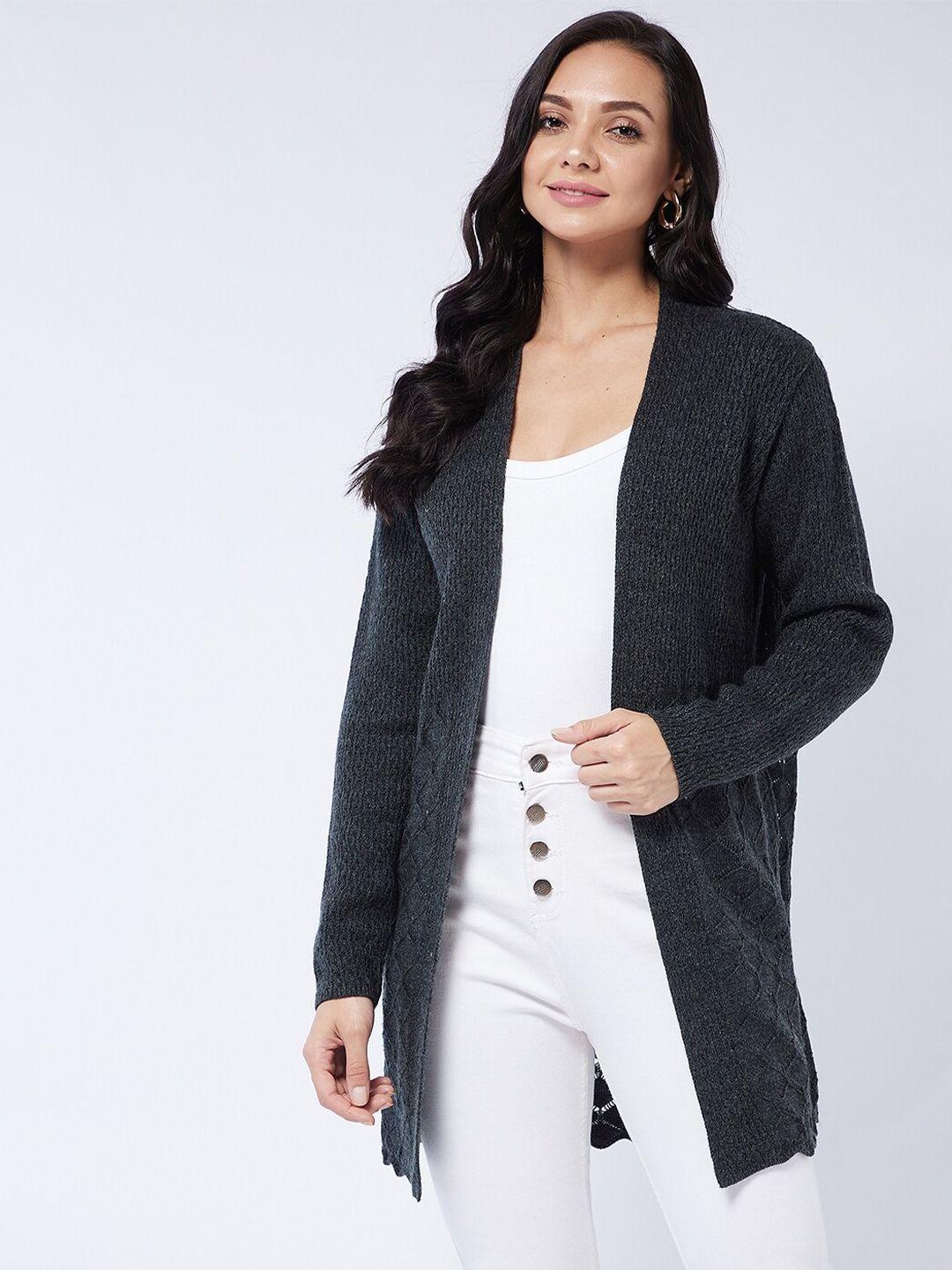 modeve women grey longline shrug