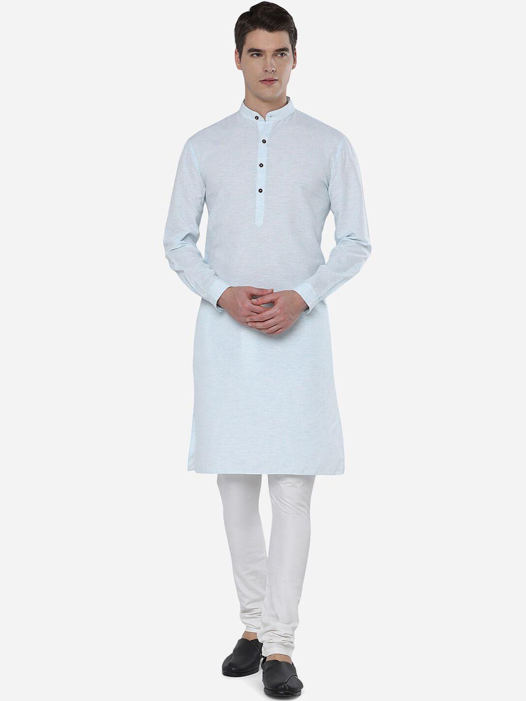 modi kurta men blue thread work kurtas