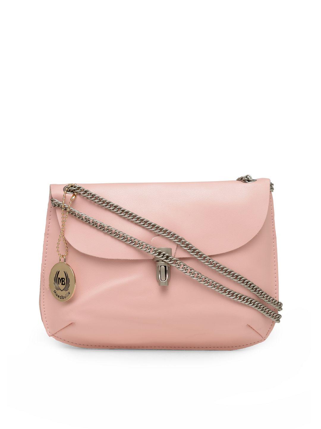 moedbuille pink colourblocked sling bag