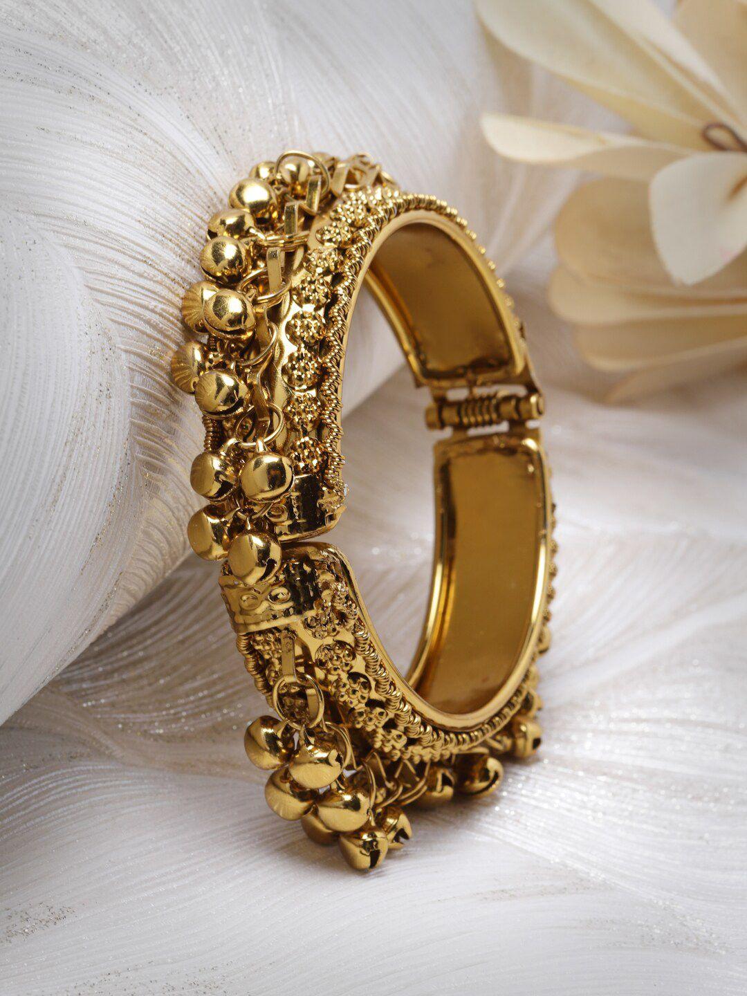 moedbuille gold-plated beaded bangle-style bracelet