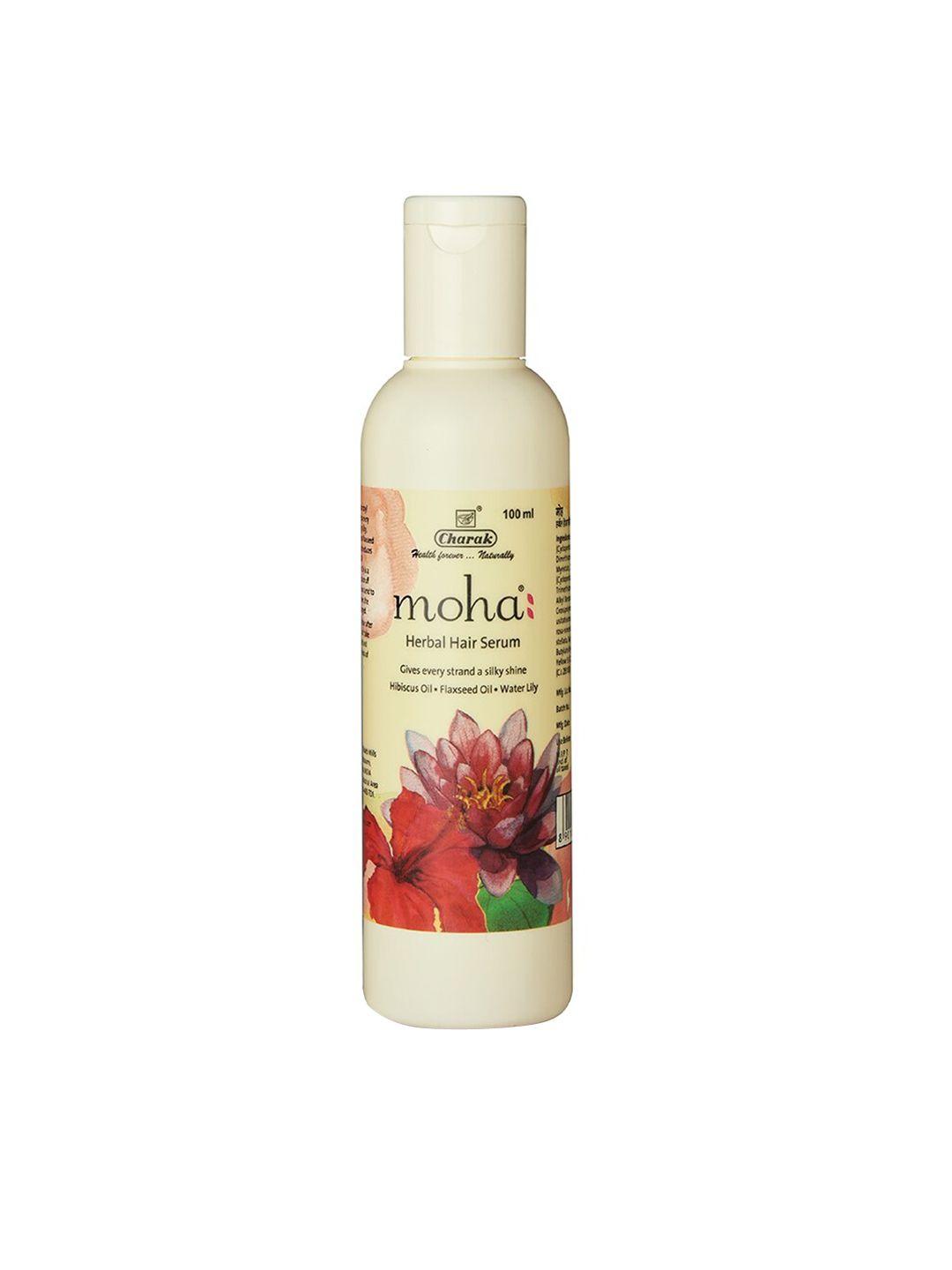 moha herbal hair serum with hibiscus oil & flaxseed oil - 100ml