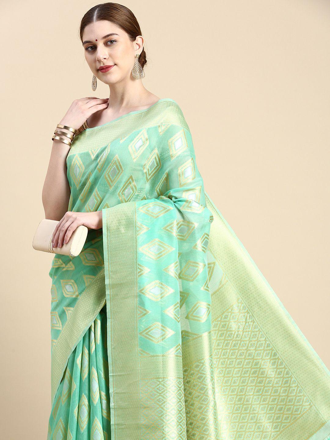 mohey woven design zari art silk saree