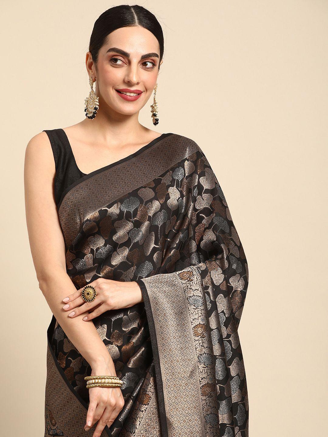 mohey ethnic motifs zari art silk saree