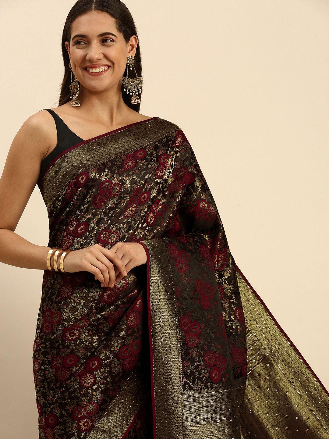 mohey woven design art silk saree