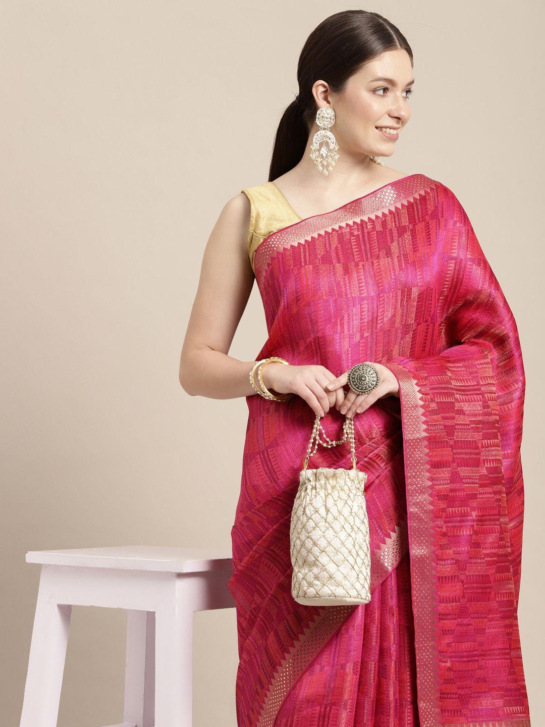 mohey woven design art silk saree