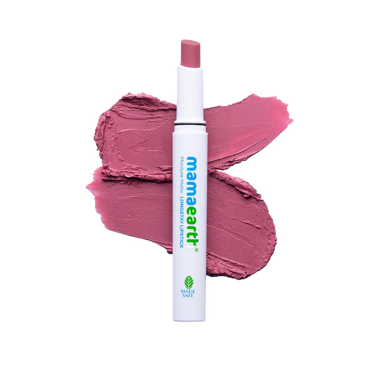 moisture matte long stay lipstick - 2g | pink tulip