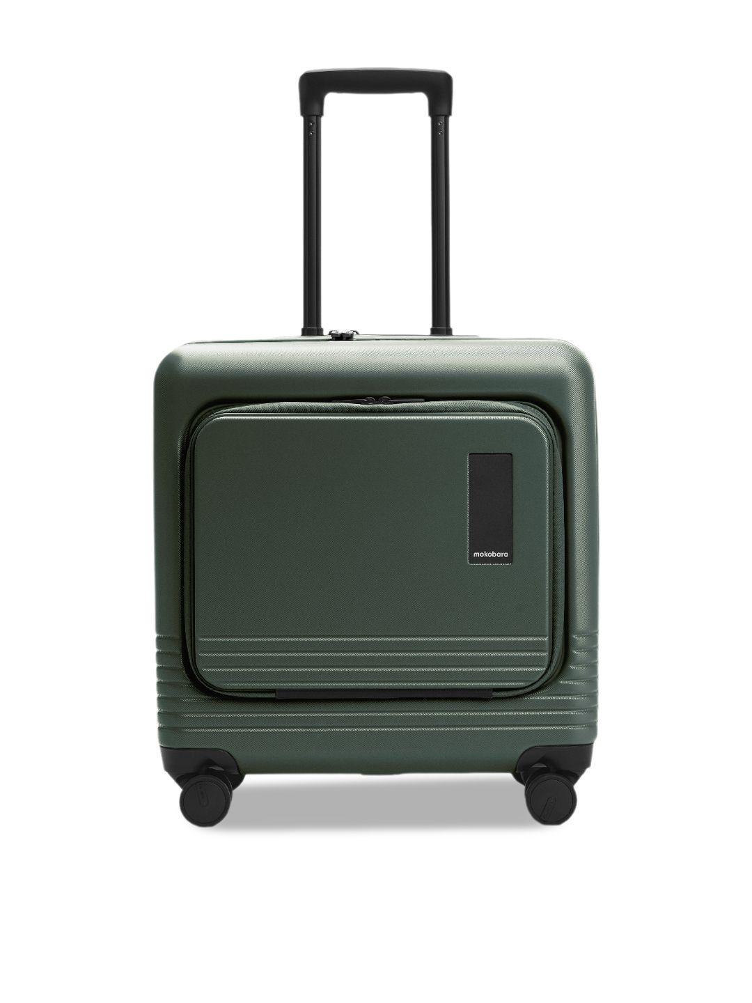 mokobara overnighter hard-sided cabin trolley suitcase