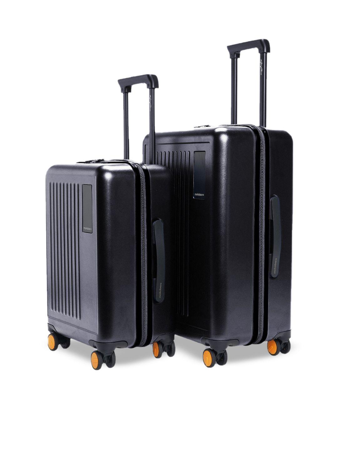 mokobara set of 2 hard sided trolley bag