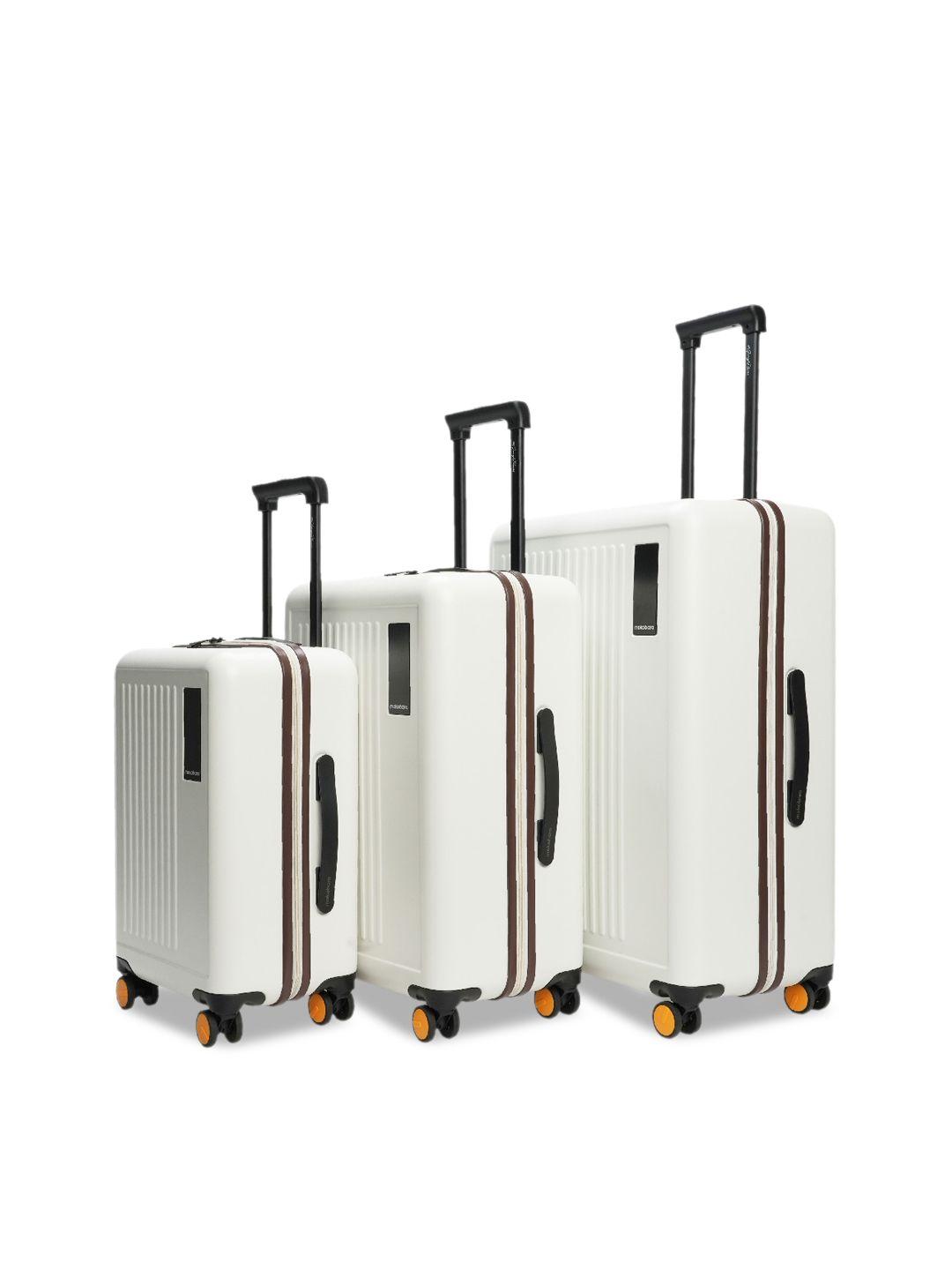 mokobara the transit set of 3 textured hard-sided trolley bags