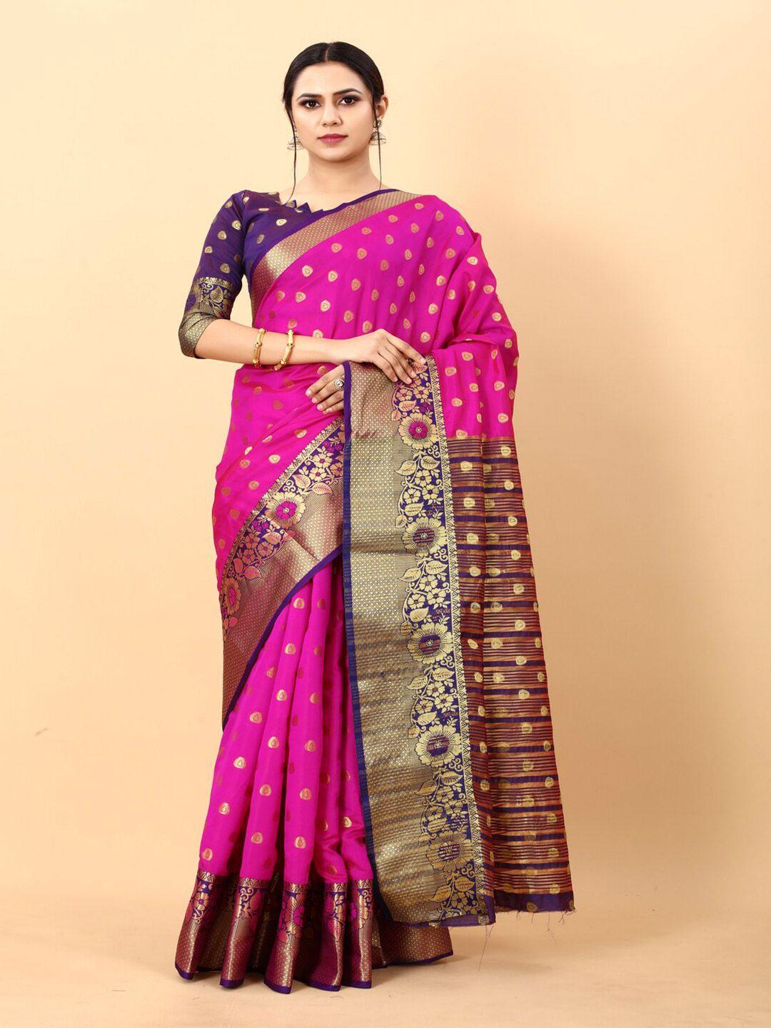 moksha designs ethnic motifs woven design zari pure silk kanjeevaram saree