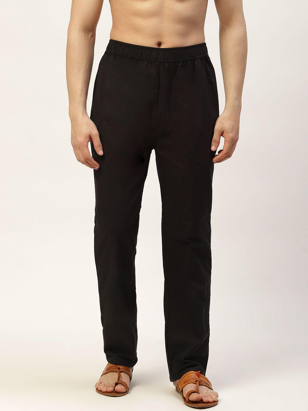 molly & michel men black solid pyjamas