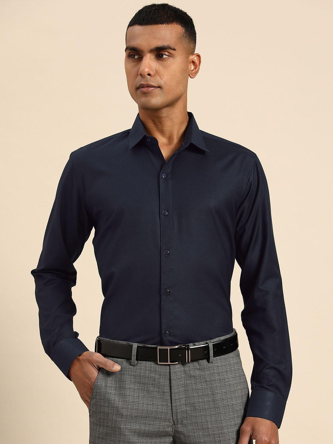 molly & michel men slim fit formal shirt