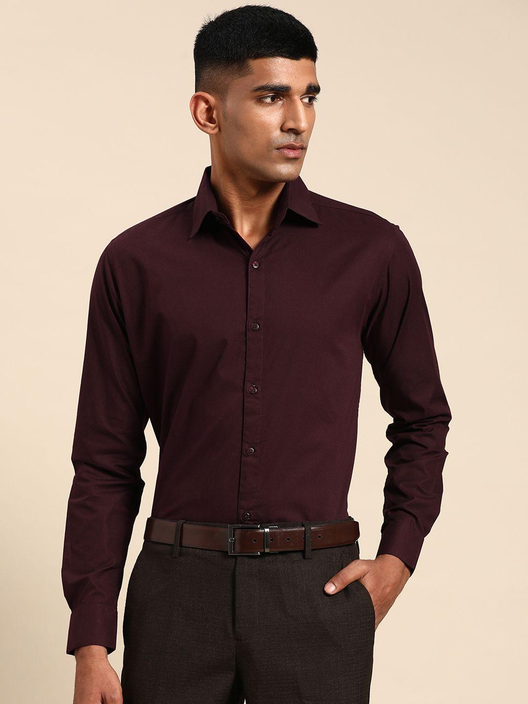 molly & michel men slim fit formal shirt