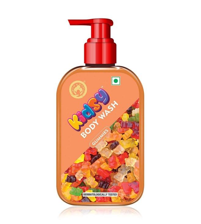 mom & world kidsy gummies body wash - 240 ml