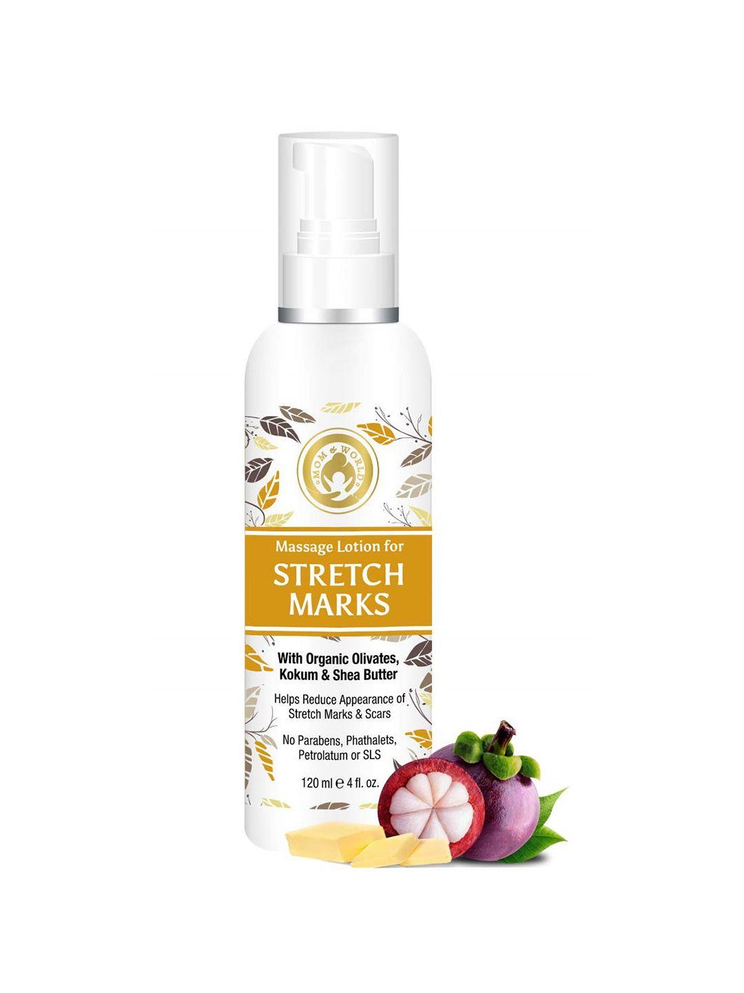 mom & world massage lotion for stretch marks 120 ml