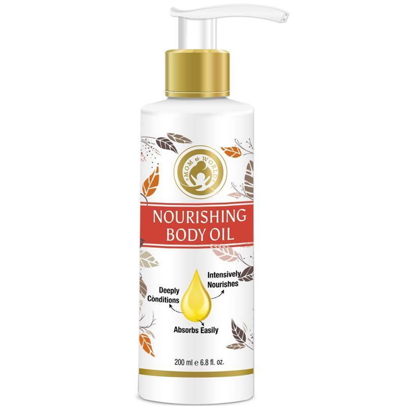 mom & world mother nourishing body oil