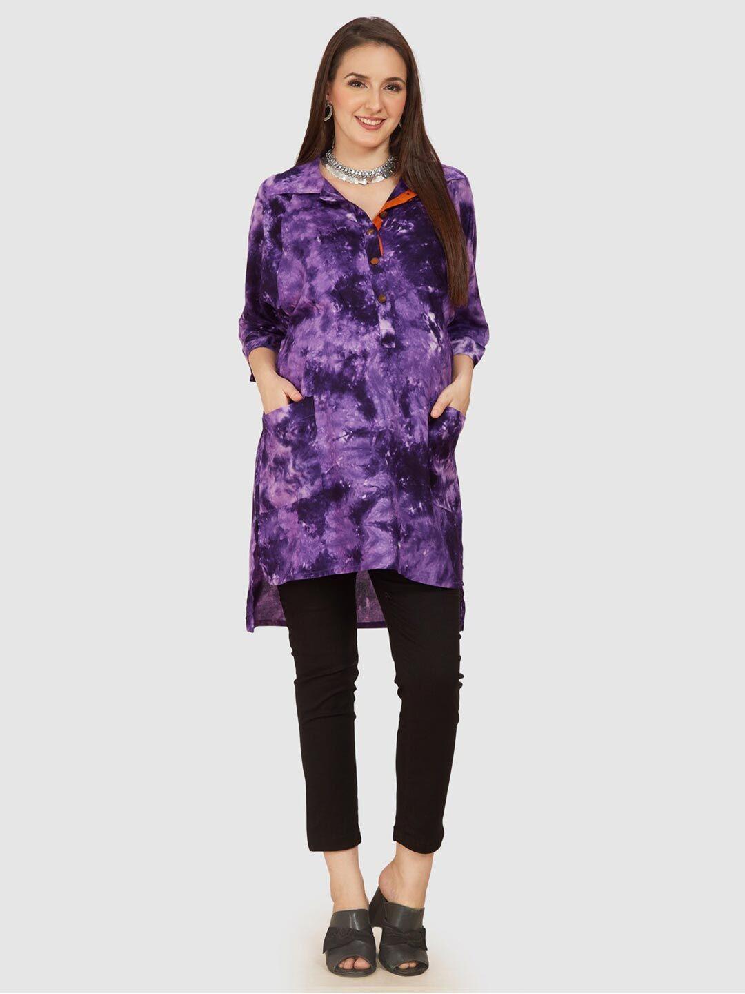 mom for sure by ketki dalal  tie and dye maternity a-line kurta