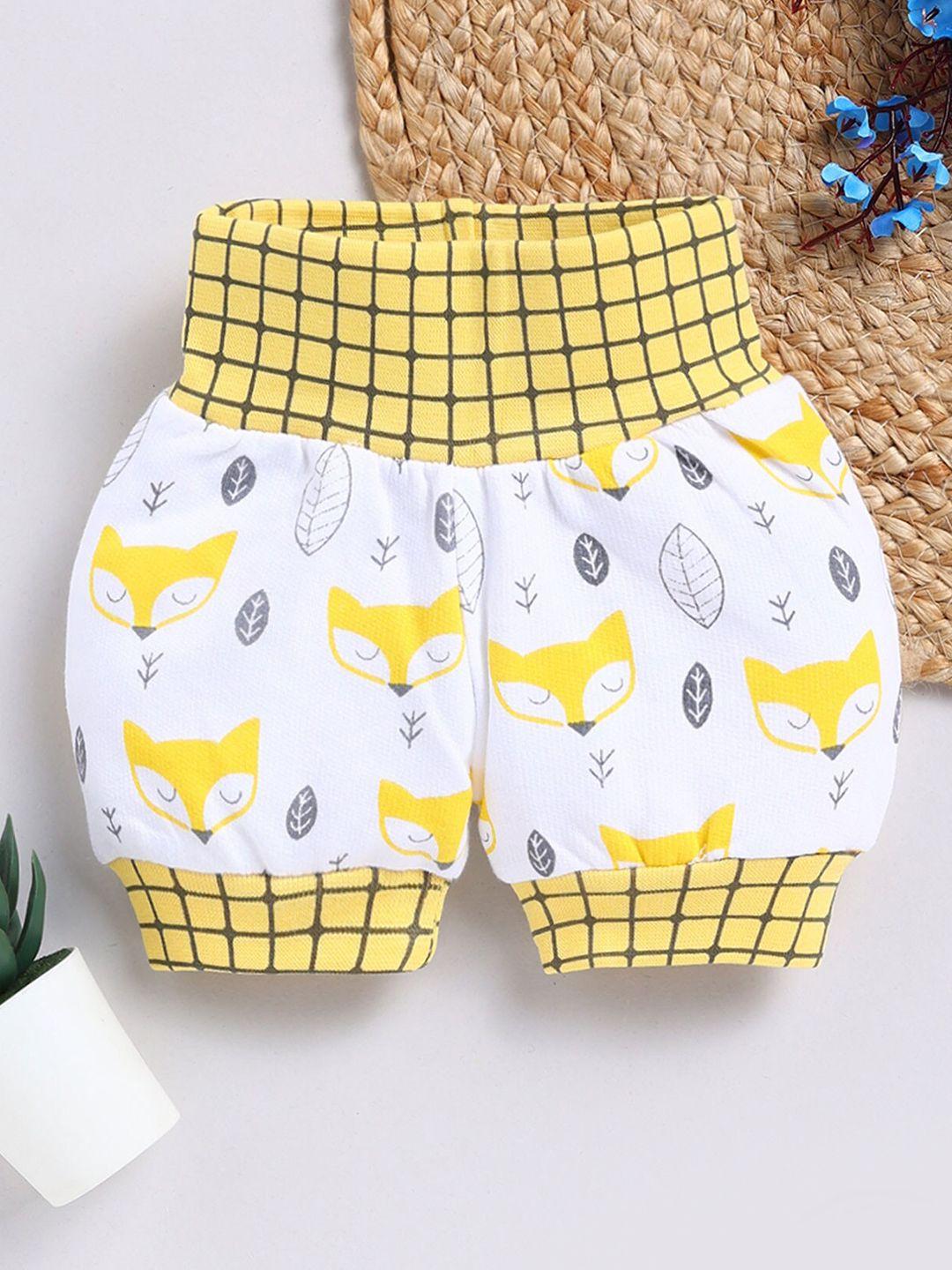 moms love infants boys conversational printed organic cotton shorts