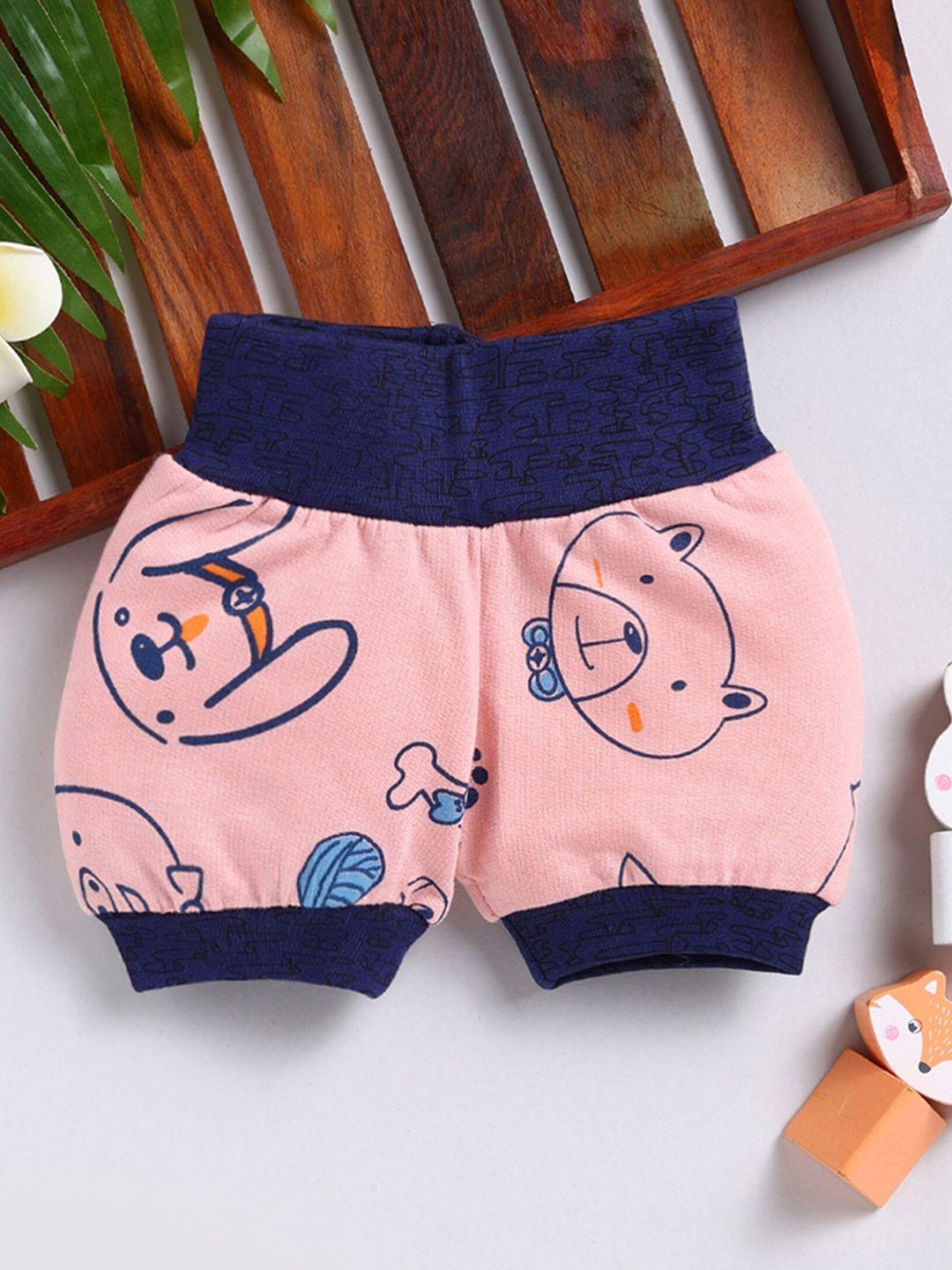 moms love infants boys graphic printed organic cotton shorts