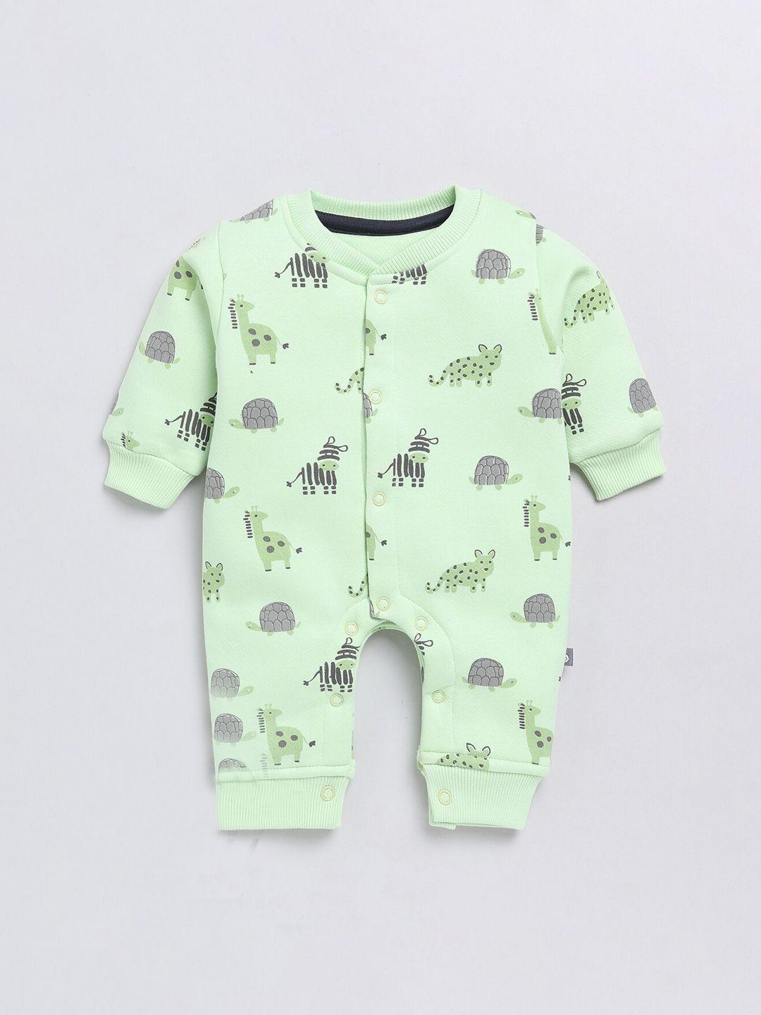 moms love infants boys printed cotton rompers