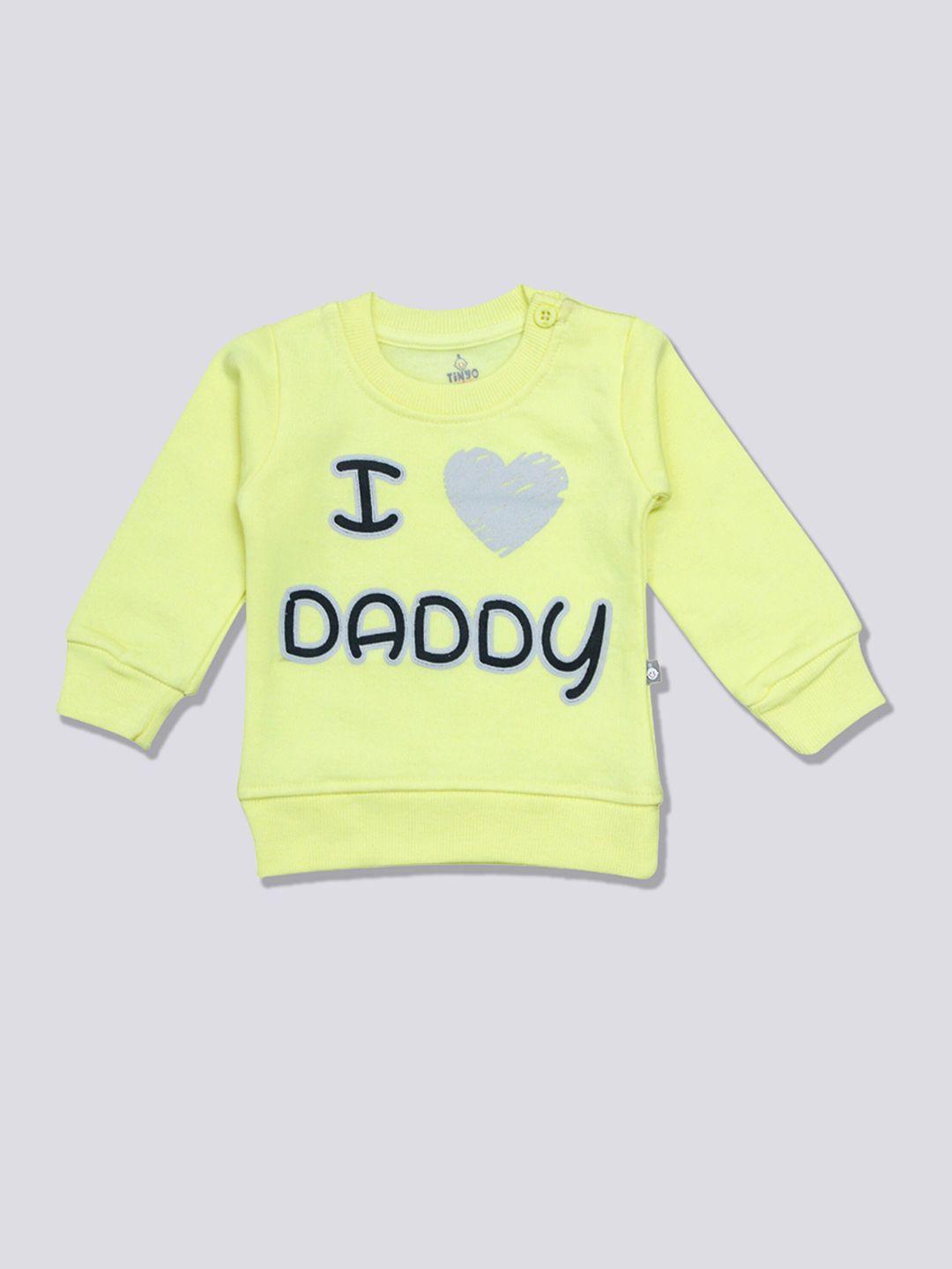 moms love infants i love daddy printed fleece sweatshirt