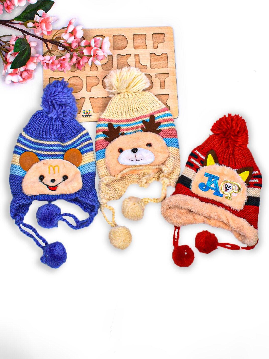 moms home pack of 3 unisex kids beanie