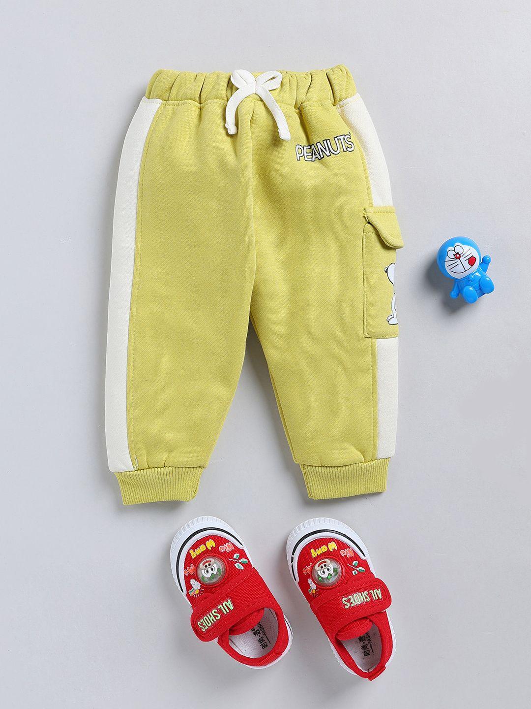moms love infant boys snoopy printed pocket fleece jogger