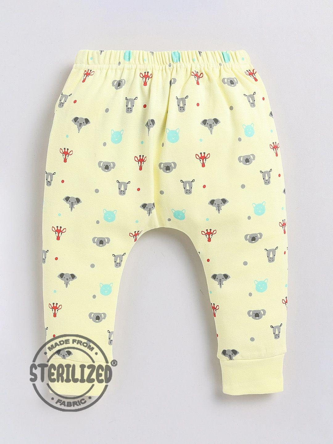 moms love infants kids printed cotton high rise joggers