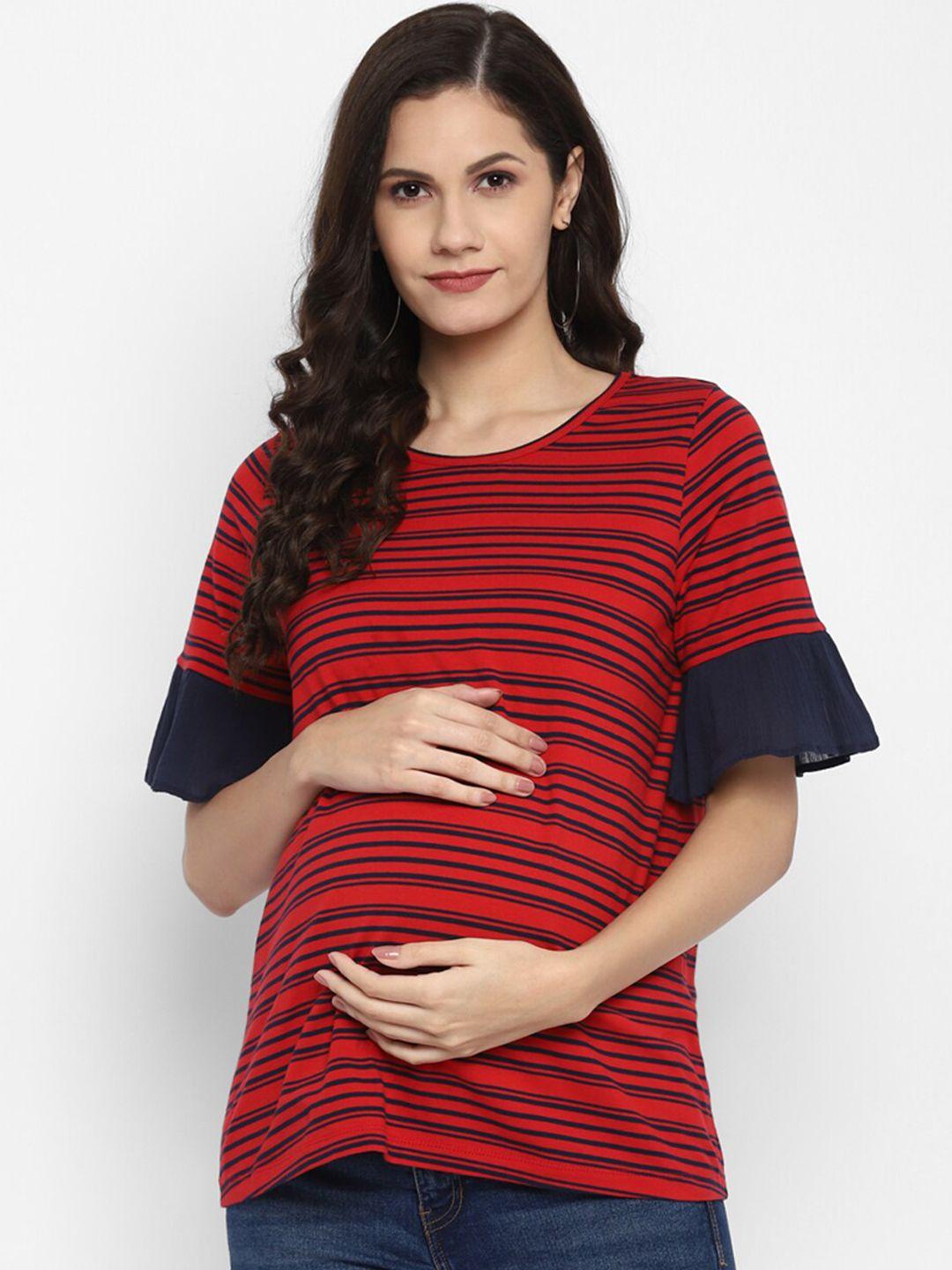 momsoon maternity striped top