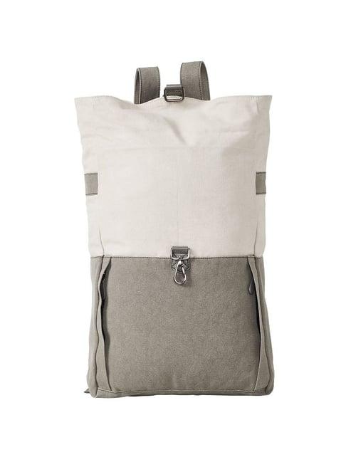 mona b 16 ltrs white large backpack