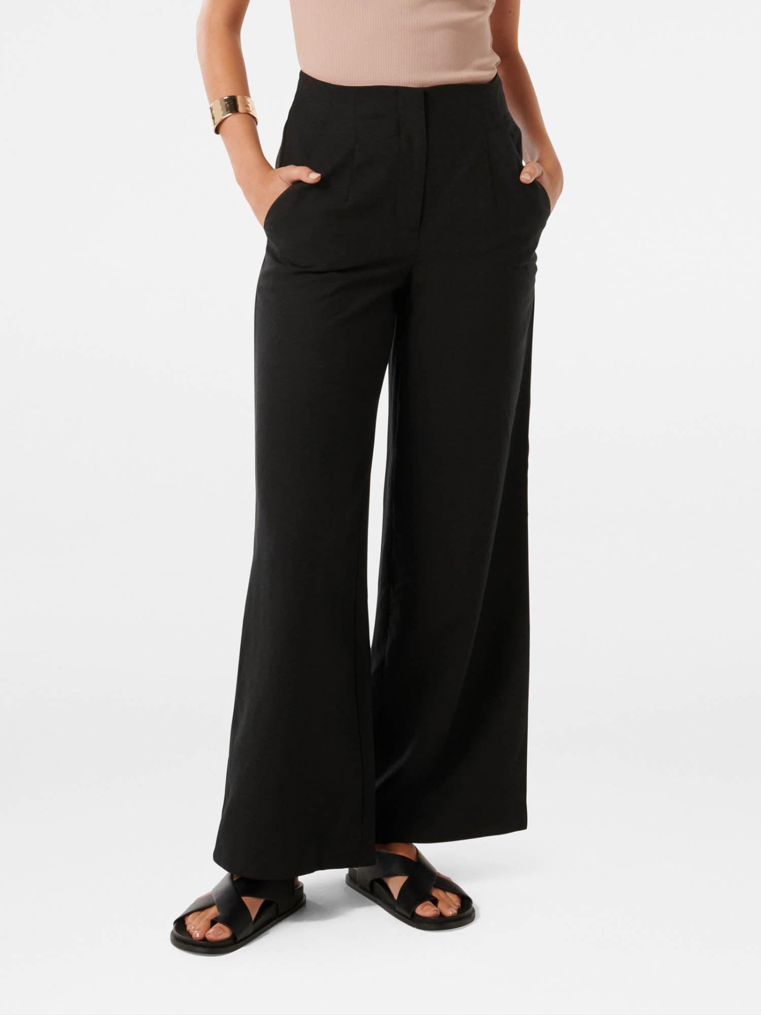 mona linen wide leg trouser