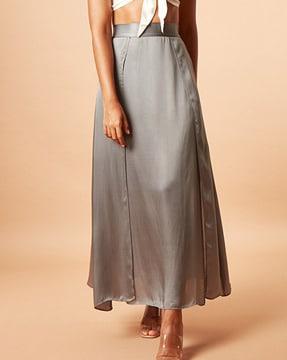 monaco slit maxi skirt