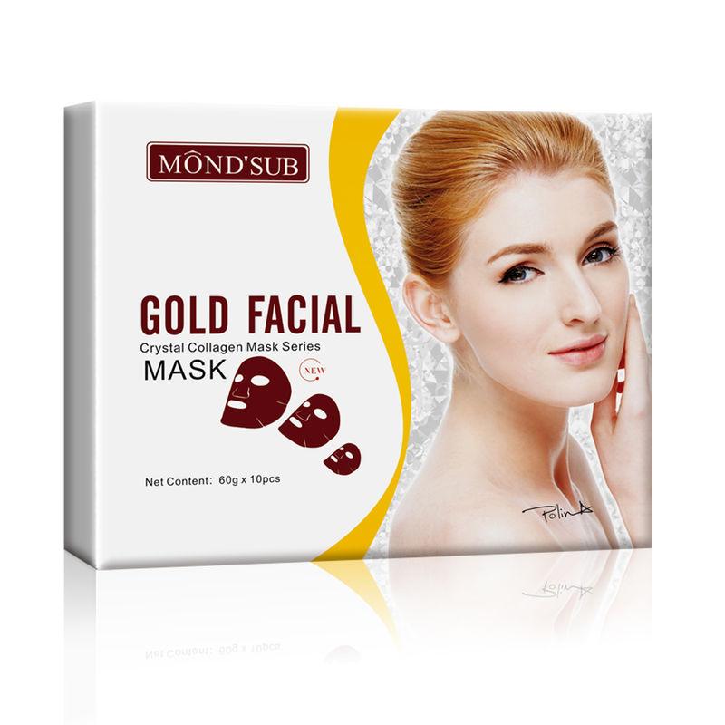 mond'sub gold facial mask (pack of 10)