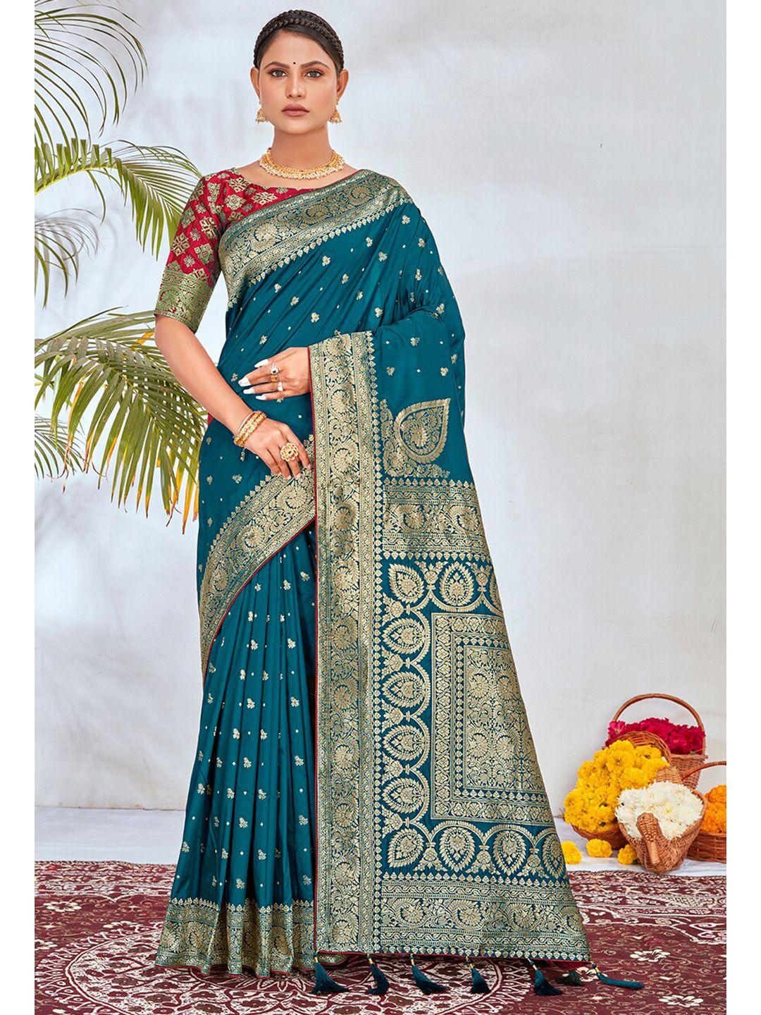 monjolika fashion ethnic motifs woven design zari banarasi saree