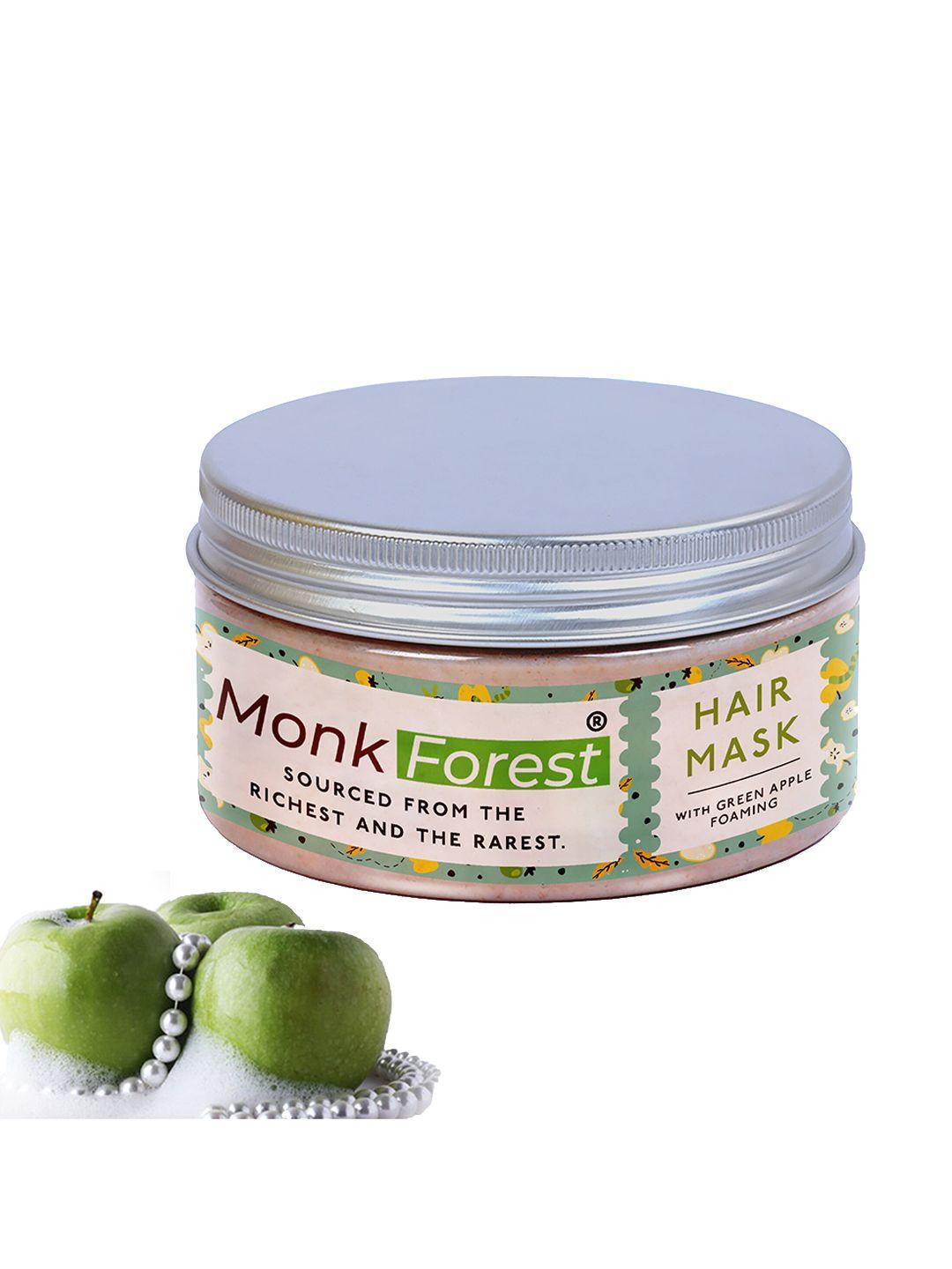 monk forest green apple hair mask to reduce dandruff - 200 ml
