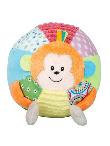monkey multicolour fun musical toy ball