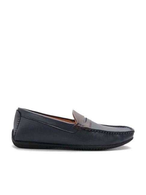 monkstory men's naples blue loafers