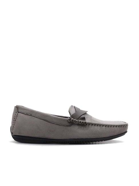 monkstory men's stilo grey loafers