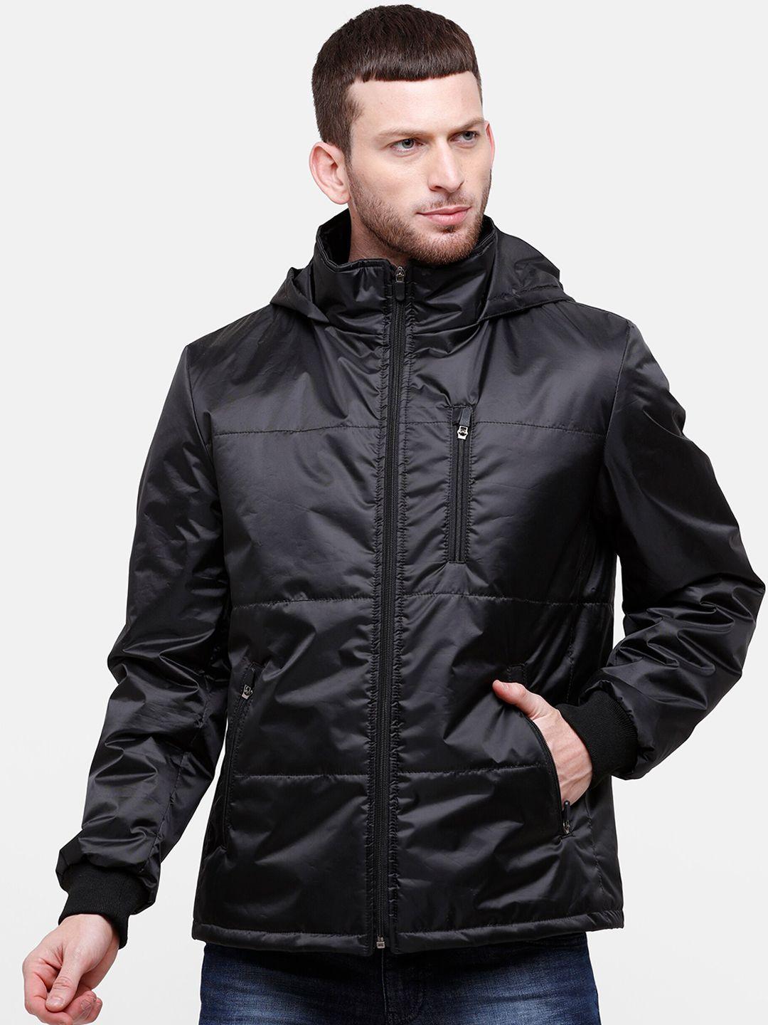 monochrome men black solid insulator padded jacket