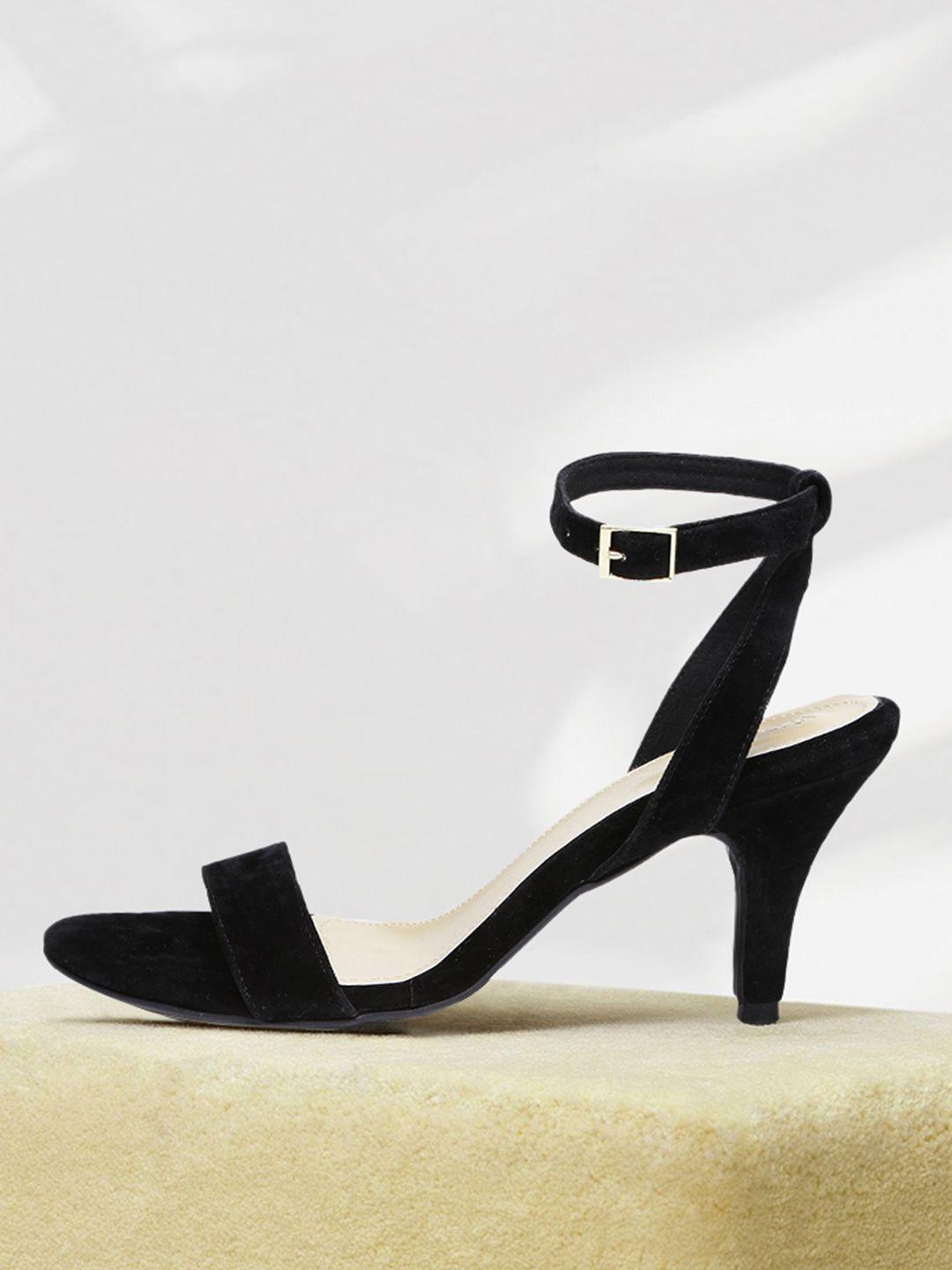 monrow women black heels