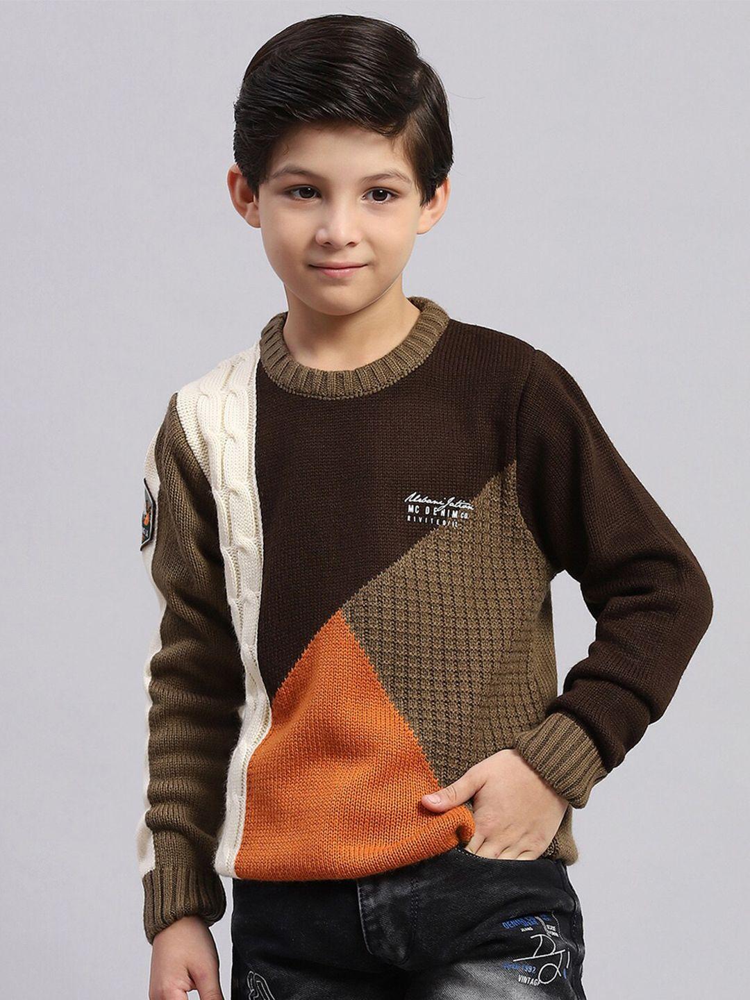 monte carlo boys cable knit pullover sweater
