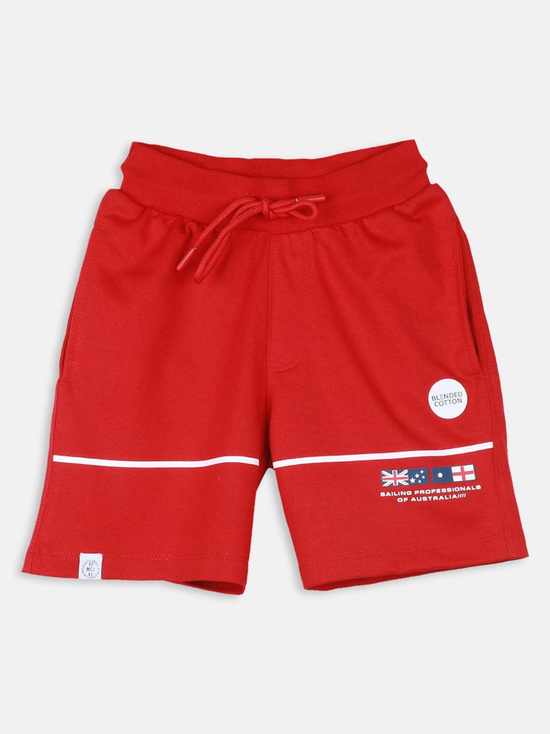 monte carlo boys mid rise knitted sports shorts